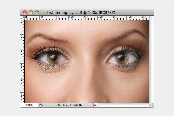 32706 photoshop whitening eyes before after