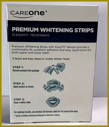 32777 careone whitening strips boost kit ingredients