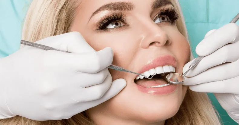 32785 stained bonded teeth